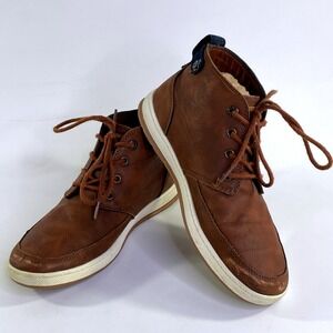 Levis Mens Brown Chukka Boots Mid Top Sneakers 513826BRTN Size 8